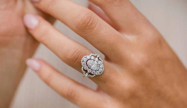 Round Moissanite Solitaire Diamond Engagement Ring, Sterling Silver Moissanite Diamond Wedding Ring For Bridal, 10K/14K Gold Anniversary Diamond Ring For Gift