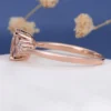 5_fd9c3091-fb46-4ab4-9605-757588aa4ec0_600x600 Cushion Cut Morganite Engagement Ring Rose Gold Cluster Morganite Ring Antique Bridal Diamond Women Stacking Solitaire Unique Anniversary