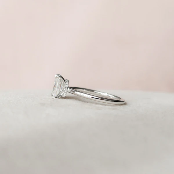 6_7015f2d7-e159-43f9-8a83-0a9c2a5bffab_600x600 Radiant Moissanite Solitaire Diamond Engagement Ring, Sterling Silver Moissanite Diamond Wedding Ring For Bridal, 10K/14K Gold Anniversary Diamond Ring For Gift