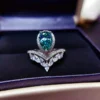 6_87ea4e31-fec3-451d-8158-4c496dfc6d4e_600x600 Luxury Green Pear Shape Moissanite Ring 2ct D Color Women Ring For Anniversary Gift, Sterling Silver and Solid Gold Wedding Ring, Promise ring Best gift