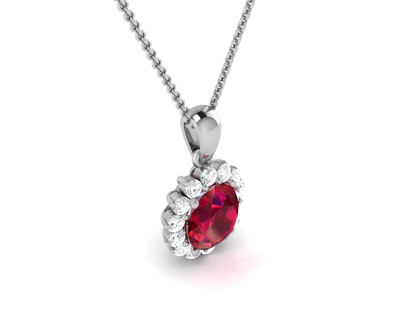 752V_3d_W_600x600 Round Diamond Sterling Silver Solitaire Women Pendant, Moissanite Diamond Pendant, Moissanite Women Pendant, Anniversary Gift Pendant, Engagement Gift Women Pendant