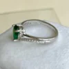 7_00a62082-96d8-4e2a-883f-5d25899360ba_600x600 Vintage Emerald Pear Shaped Engagement Ring Silver, Tear Drop Emerald Green Twin Band Promise Ring 925 Sterling Silver Birthday Gift for Her