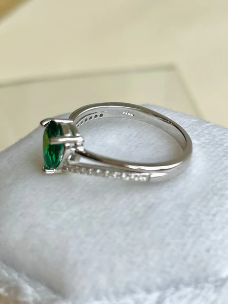 7_00a62082-96d8-4e2a-883f-5d25899360ba_600x600 Vintage Emerald Pear Shaped Engagement Ring Silver, Tear Drop Emerald Green Twin Band Promise Ring 925 Sterling Silver Birthday Gift for Her