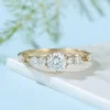 7_f59b5505-eb46-4668-884a-3144cb281125_600x600 Round Moissanite Solitaire Diamond Engagement Ring, Moissanite Wedding Ring, Silver Moissanite Diamond Women Ring, Proposal Gold Ring For Her