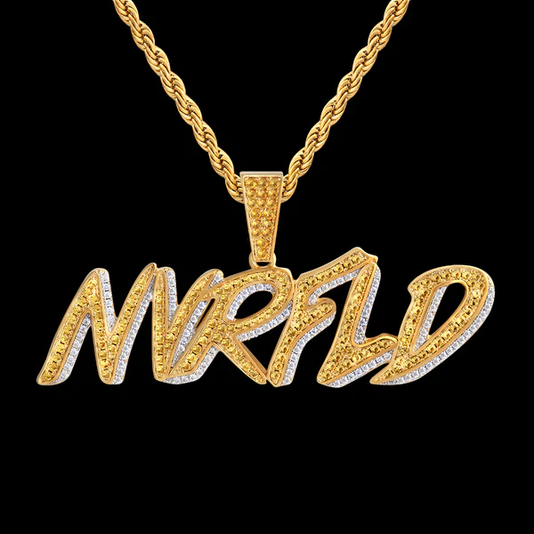 Round White VVS Diamond Customized Letter Hip Hop Pendant, Sterling Silver Iced Out Birthday Gift Pendant, Charm Diamond Hip Hop Pendant