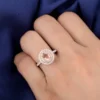 8_d6cb2ed6-670a-4006-bfd0-08f58ad2cf98_600x600 Natural Oval Morganite Ring Morganite Engagement Ring 14K Rose Gold Morganite Ring Morganite & Diamond Ring Anniversary Gift For Wife