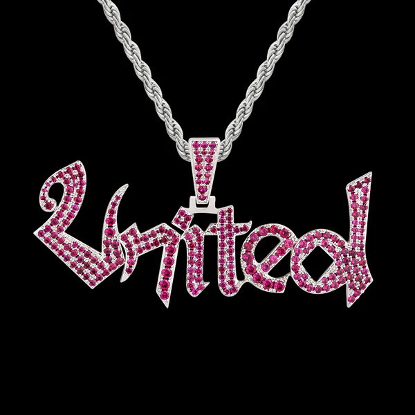 Round White VVS Diamond Customized Letter Hip Hop Pendant, Sterling Silver Iced Out Birthday Gift Pendant, Charm Diamond Hip Hop Pendant