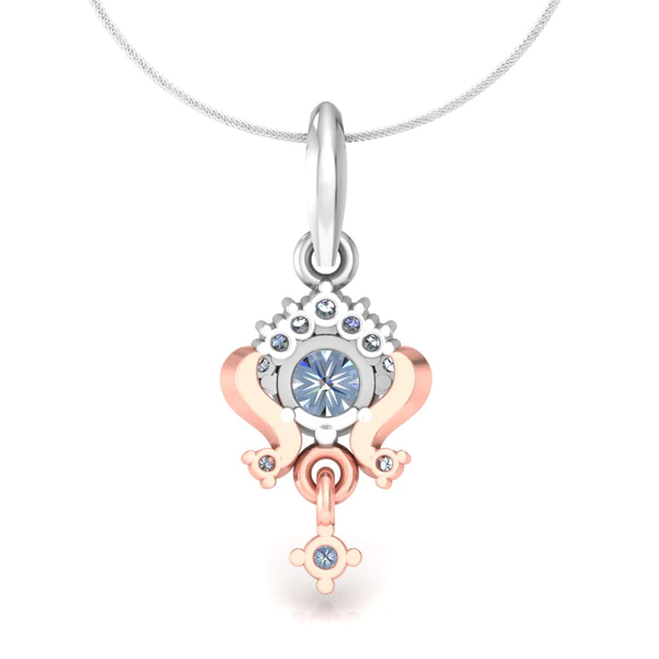 AL1ZE-C1-PD035-C_600x600 Round Diamond Sterling Silver Solitaire Women Pendant, Moissanite Diamond Pendant, Moissanite Women Pendant, Anniversary Gift Pendant, Engagement Gift Women Pendant