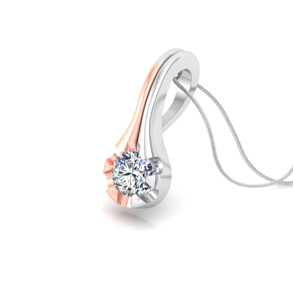 AL1ZE-C1-PD039-A_600x600 Round Diamond Sterling Silver Solitaire Women Pendant, Moissanite Diamond Pendant, Moissanite Women Pendant, Anniversary Gift Pendant, Engagement Gift Women Pendant
