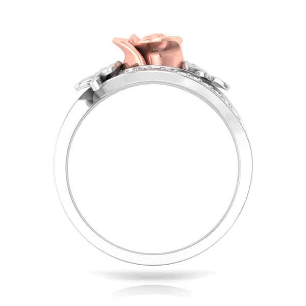 AL1ZE-RC-RG06-B_600x600 Round Moissanite Diamond Rose Shape Engagement Ring, Moissanite Diamond Engagement Ring, Sterling Silver Wedding Ring For Bridal, Solid Gold Anniversary Ring Gift For Her