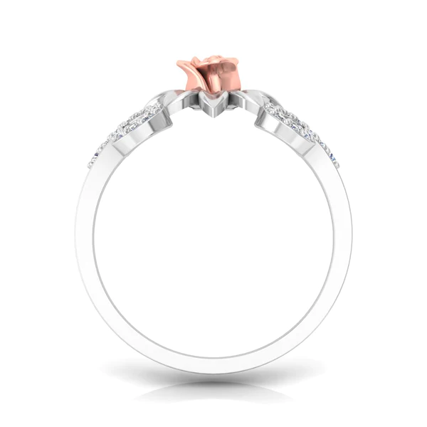 AL1ZE-RC-RG08-B_600x600 Round Moissanite Diamond Rose Shape Engagement Ring, Moissanite Diamond Engagement Ring, Sterling Silver Wedding Ring For Bridal, Solid Gold Anniversary Ring Gift For Her