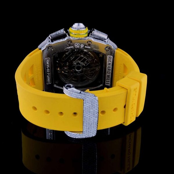 I_2023-05-03 121252 +0000 Rechard Mille Iced Out Diamond Watch, Working VVS Moissanite Diamond Men Wrist Watch, Wedding Gift Diamond Watch For Him
