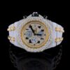 Audemars Piguet Full Iced Out Moissanite Diamond Men Watch, Stainless Steel All Chronology Working 2 Tone Gold Plated 42 mm Men Watch