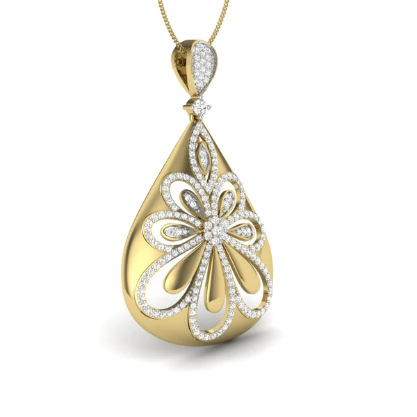 PPD-001-2_600x600 Round Diamond Sterling Silver Solitaire Women Pendant, Moissanite Diamond Pendant, Moissanite Women Pendant, Anniversary Gift Pendant, Engagement Gift Women Pendant