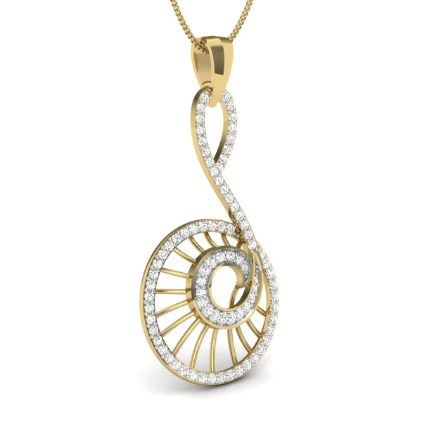 PPD-006-2_600x600 Round Diamond Sterling Silver Solitaire Women Pendant, Moissanite Diamond Pendant, Moissanite Women Pendant, Anniversary Gift Pendant, Engagement Gift Women Pendant