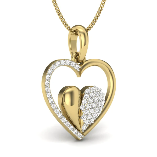 PPD-040-2_600x600 Round Diamond Sterling Silver Solitaire Women Pendant, Moissanite Diamond Pendant, Moissanite Women Pendant, Anniversary Gift Pendant, Engagement Gift Women Pendant