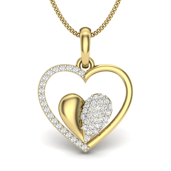 PPD-040-Y1_600x600 Round Diamond Sterling Silver Solitaire Women Pendant, Moissanite Diamond Pendant, Moissanite Women Pendant, Anniversary Gift Pendant, Engagement Gift Women Pendant