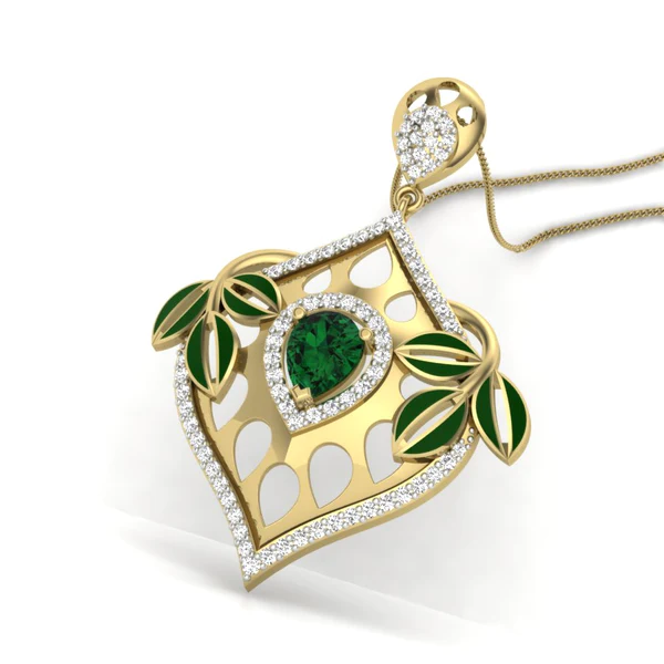 Round Diamond Sterling Silver Solitaire Women Pendant, Moissanite Diamond Pendant, Moissanite Women Pendant, Anniversary Gift Pendant, Engagement Gift Women Pendant