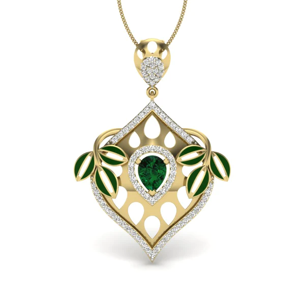 Round Diamond Sterling Silver Solitaire Women Pendant, Moissanite Diamond Pendant, Moissanite Women Pendant, Anniversary Gift Pendant, Engagement Gift Women Pendant