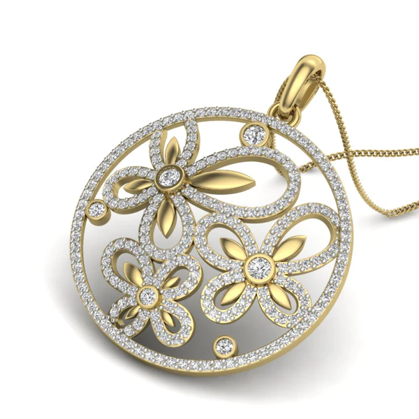 PPD-048-2_600x600 Round Diamond Sterling Silver Solitaire Women Pendant, Moissanite Diamond Pendant, Moissanite Women Pendant, Anniversary Gift Pendant, Engagement Gift Women Pendant