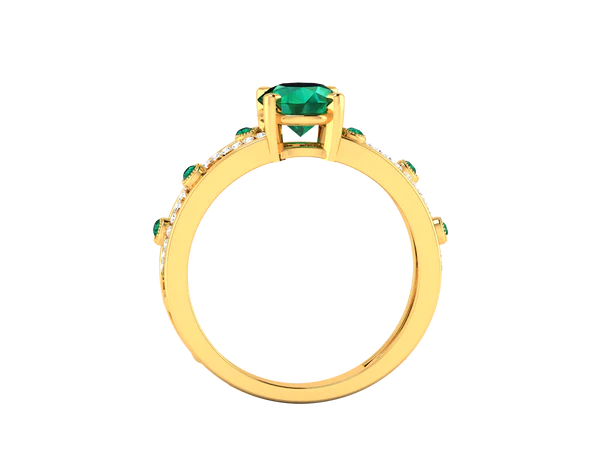 Round Cut Moissanite Solitaire Diamond Vintage Engagement Ring, Moissanite Wedding Ring, Silver Moissanite Diamond Women Ring, Proposal Gold Ring For Her