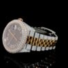 Rolex Datejust Jubilee VVS Diamond Men Watch, 41mm Dial White & Yellow Gold Plated Stainless Steel Men Watch For Gift, Fully Iced Out Birthday Gift Watch For Him