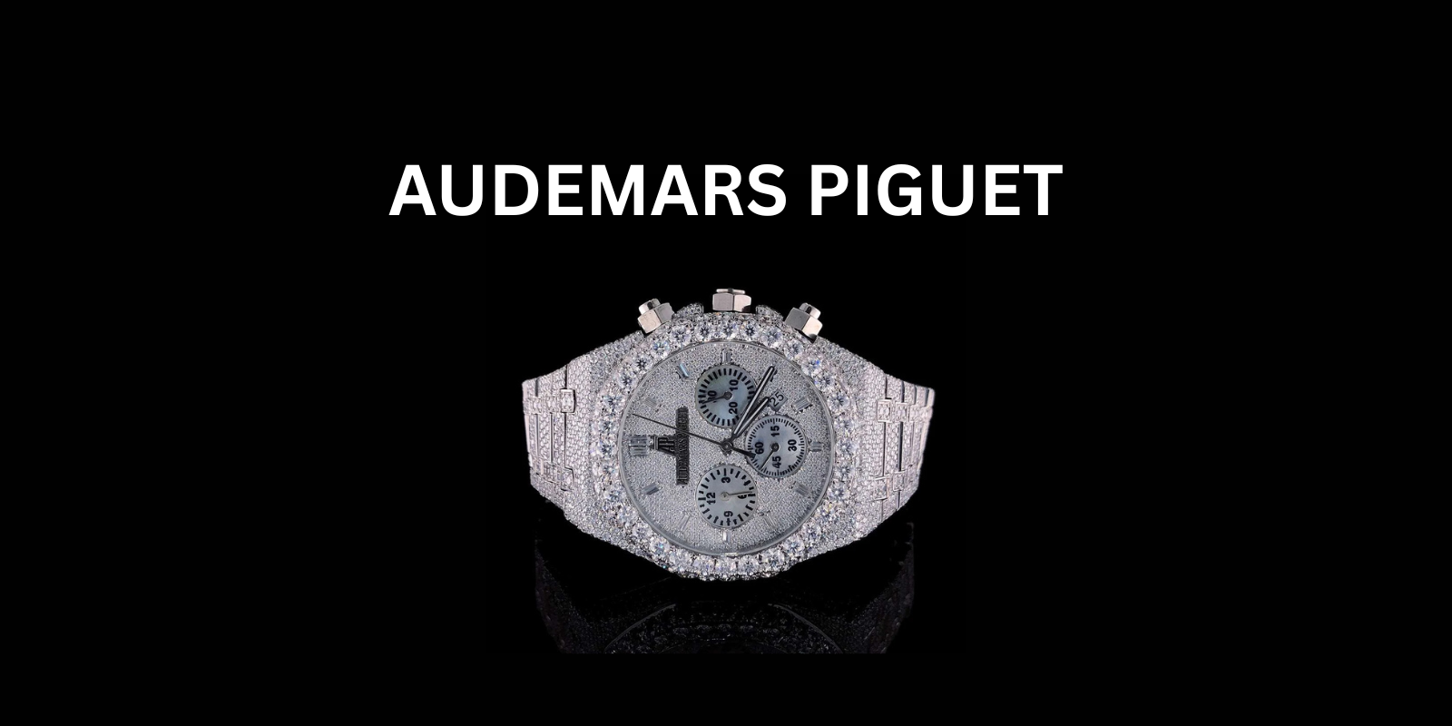 Audemars Piguet Full Iced Out VVS Moissanite Diamond Men Watch, Silicon Army Band All Chronology Working 42mm Men Watch